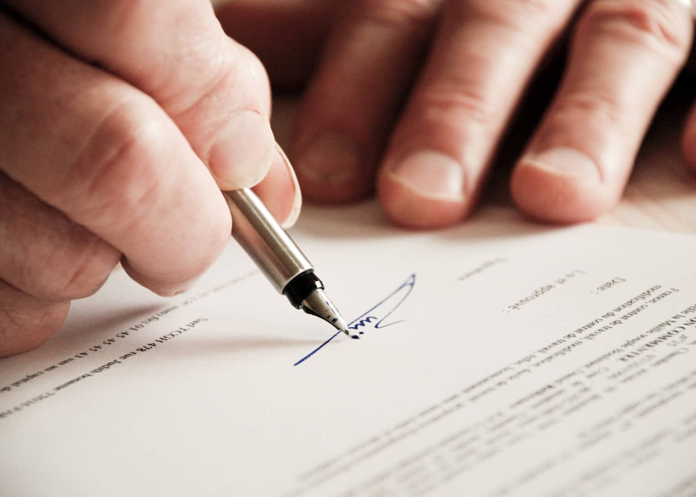financiering aanschaf auto handtekening
